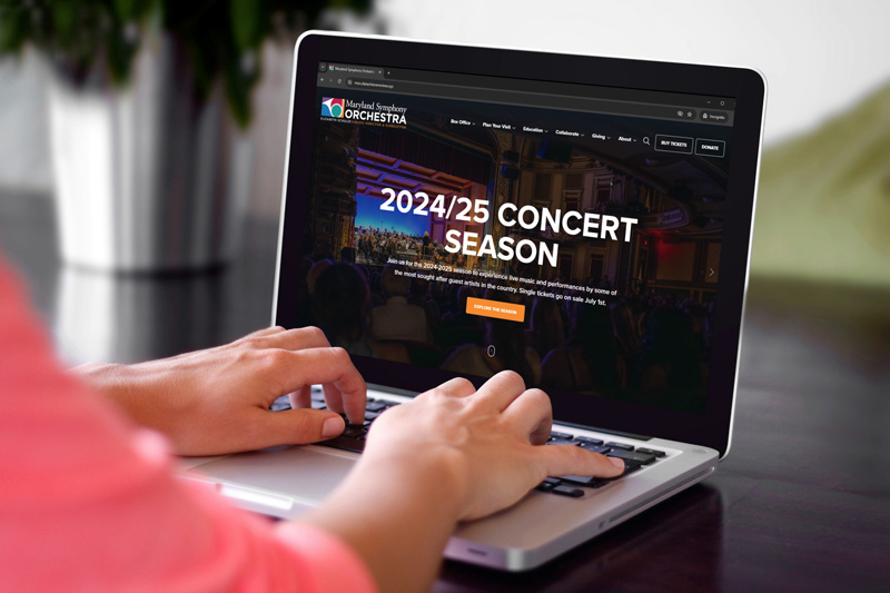 Maryland Symphony Orchestra Unveils New Website for 2024/25 Concert Season
